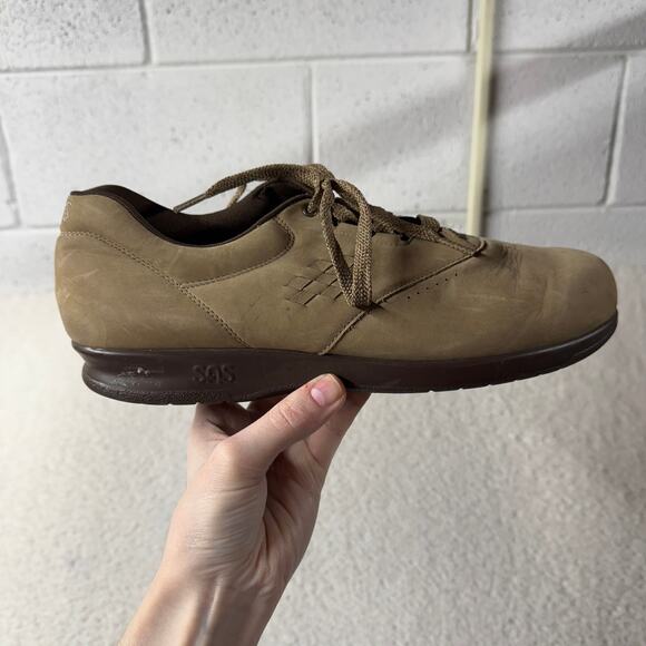 SAS Tripad Womens 11M Free Time Walking Shoe Nubuck Suede Comfort Ortho USA Made - Picture 5 of 10